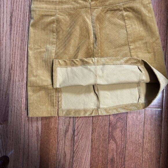 Sans Souci Micro Ribbed Mini Skirt Medium Y2K Zip 90s Grunge - Picture 5 of 5